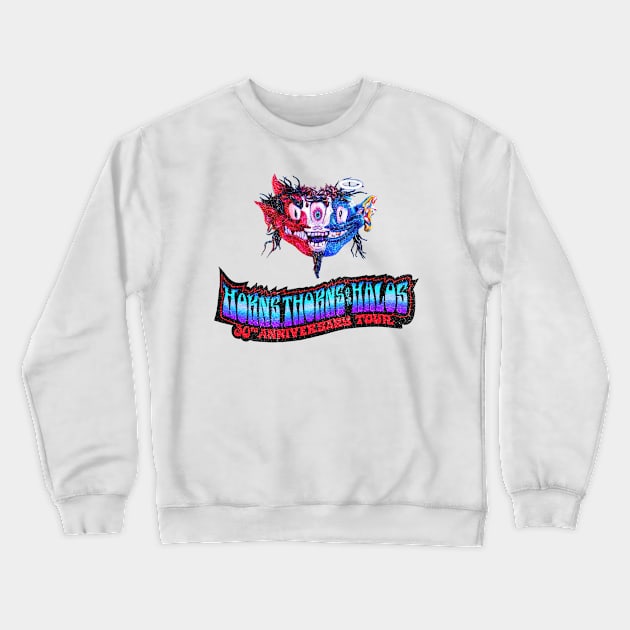 Porno for Pyros Devil Mask Crewneck Sweatshirt by Roy Pogung